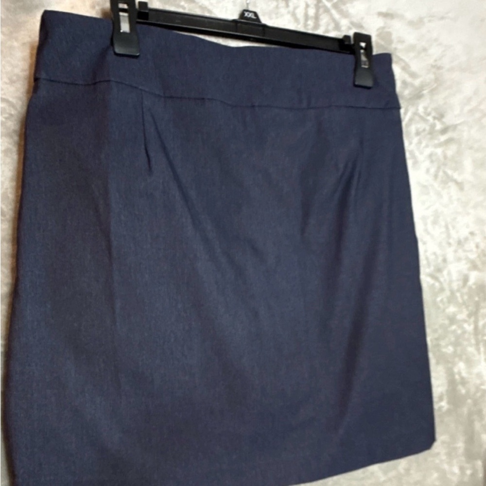 Kim Rogers 10 Navy Tummy Control Knee Length Pencil Skort - Picture 6 of 8